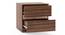 Rodrigues Storage Bed With Rodrigues Bedside Table (Queen Bed Size, Brown Finish, Bed + 2 Bedside Table Set) by Urban Ladder - Design 1 Details - 993745