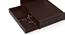 Fidora Storage Bed with Fidora Bedside Table (Mahogany Finish, Queen Bed Size, Bed + 1 Bedside Table Set) by Urban Ladder - - 