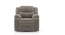 Atticus single seater Motorized swivel rock recliner Premium Chenille Fabric (One Seater, Shitake Beige, Motorized Mechanism) by Urban Ladder - - 994124