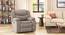 Atticus single seater Motorized swivel rock recliner Premium Chenille Fabric (One Seater, Shitake Beige, Motorized Mechanism) by Urban Ladder - - 994125