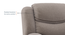 Atticus single seater Motorized swivel rock recliner Premium Chenille Fabric (One Seater, Shitake Beige, Motorized Mechanism) by Urban Ladder - - 994128