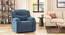 Atticus single seater Motorized swivel rock recliner Premium Chenille Fabric (One Seater, Baltic Blue, Motorized Mechanism) by Urban Ladder - - 