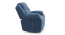Atticus single seater Motorized swivel rock recliner Premium Chenille Fabric (One Seater, Baltic Blue, Motorized Mechanism) by Urban Ladder - - 