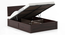 Terence Storage Bed (Solid Wood) (Mahogany Finish, King Bed Size, Hydraulic Storage Type) by Urban Ladder - - 