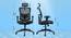 Ignis Black Ergonomic Study Chair (Black) by Urban Ladder - Dimension - 994233