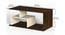 Smohn Engineered Wood Coffee Table (Brown Maple & Beige Finish) by Urban Ladder - Dimension - 994243