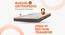 Original Orthopedic 3-Layered Medium Firm King Size Memory Foam Mattress (King Mattress Type, 8 in Mattress Thickness (in Inches), 72 x 72 in Mattress Size) by Urban Ladder - - 