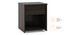 Zoey Non Storage Bed With Zoey Bedside Table (King Bed Size, Dark Wenge Finish, Bed + 1 Bedside Table Set, non_storage Storage Type) by Urban Ladder - Design 1 Details - 995155