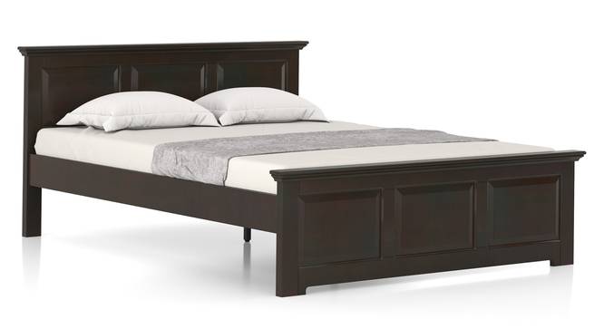 Alexandra Bed Without Storage (Queen Bed Size, American Walnut Finish) by Urban Ladder - - 995304