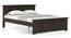 Alexandra Bed Without Storage (Queen Bed Size, American Walnut Finish) by Urban Ladder - - 995304
