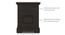 Alexandra Bedside Table (Mahogany Finish) by Urban Ladder - - 995311
