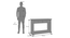 Alexandra Console Table (Mahogany Finish) by Urban Ladder - - 995319