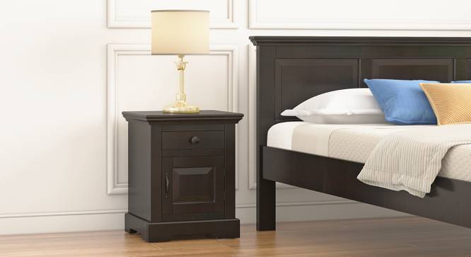 Alexandra Bedside Table (Mahogany Finish) by Urban Ladder - - 995361