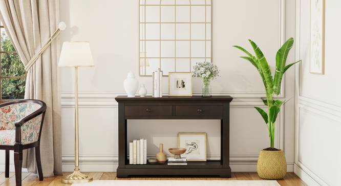 Alexandra Console Table (Mahogany Finish) by Urban Ladder - - 995365