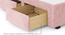 Holmebrook Upholstered Storage Bed (Queen Bed Size, Desert Rose) by Urban Ladder - - 