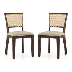 urban ladder Reed Solid Wood Dining Chair set of 2 in Danish Walnut Finish-picture-13