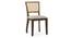 Argiro cane chair - set of 2 (Macadamia Brown Hopsack Weave, Danish Walnut Finish) by Urban Ladder - - 
