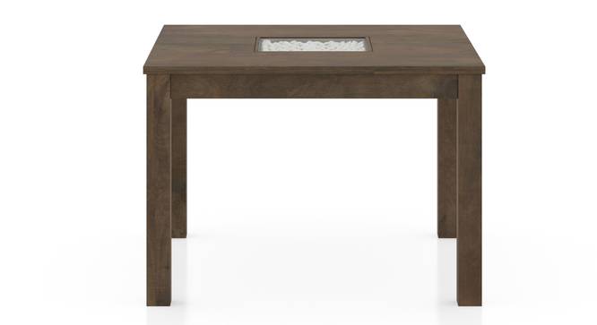Brighton 4 Seater Square Dining Table (Four Seater, Danish Walnut Finish) by Urban Ladder - - 995696