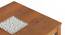 Brighton 4 Seater Square Dining Table (Four Seater, Amber Walnut Finish) by Urban Ladder - - 995704