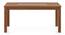 Brighton Xl 6 Seater Dining Table (Amber Walnut Finish, Six Seater) by Urban Ladder - - 995711
