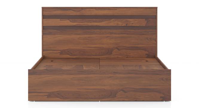 Rodrigues Box Storage Bed (King Bed Size, Box Storage Type, Sheesham Finish) by Urban Ladder - - 