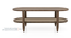 Tora Solid Wood and Cane Coffee Table In Danish Walnut Finish (Danish Walnut Finish) by Urban Ladder - - 