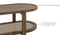 Tora Solid Wood and Cane Coffee Table In Danish Walnut Finish (Danish Walnut Finish) by Urban Ladder - - 