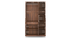 Rodrigues 3 Door Wardrobe in Sheesham Paper Finish (Three Door, Sheesham Finish) by Urban Ladder - - 995804
