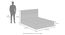 Rodrigues Box Storage Bed (Queen Bed Size, Box Storage Type, Sheesham Finish) by Urban Ladder - Dimension - 995810