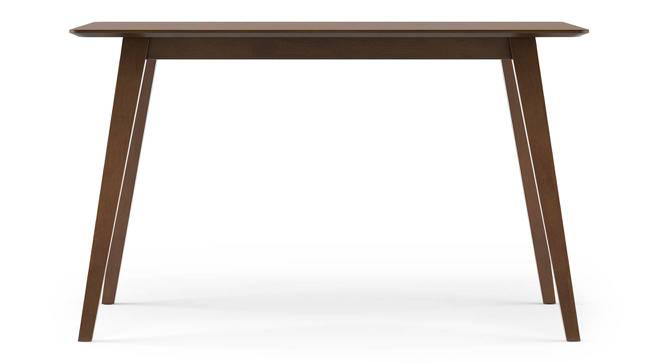 Lawson 4 Seater Dining Table (Finish : walnut) with set of 4 Persica Dining chairs (Walnut Finish, Beige, 4 No of Chairs, 4 Table Seating Capacity) by Urban Ladder - - 