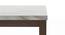 Matteo 4 Seater Dining Table Finish - Dark Walnut with set of 4 Diner Dining Chairs (Grey, Dark Walnut Finish, 4 No of Chairs, 4 Table Seating Capacity) by Urban Ladder - - 