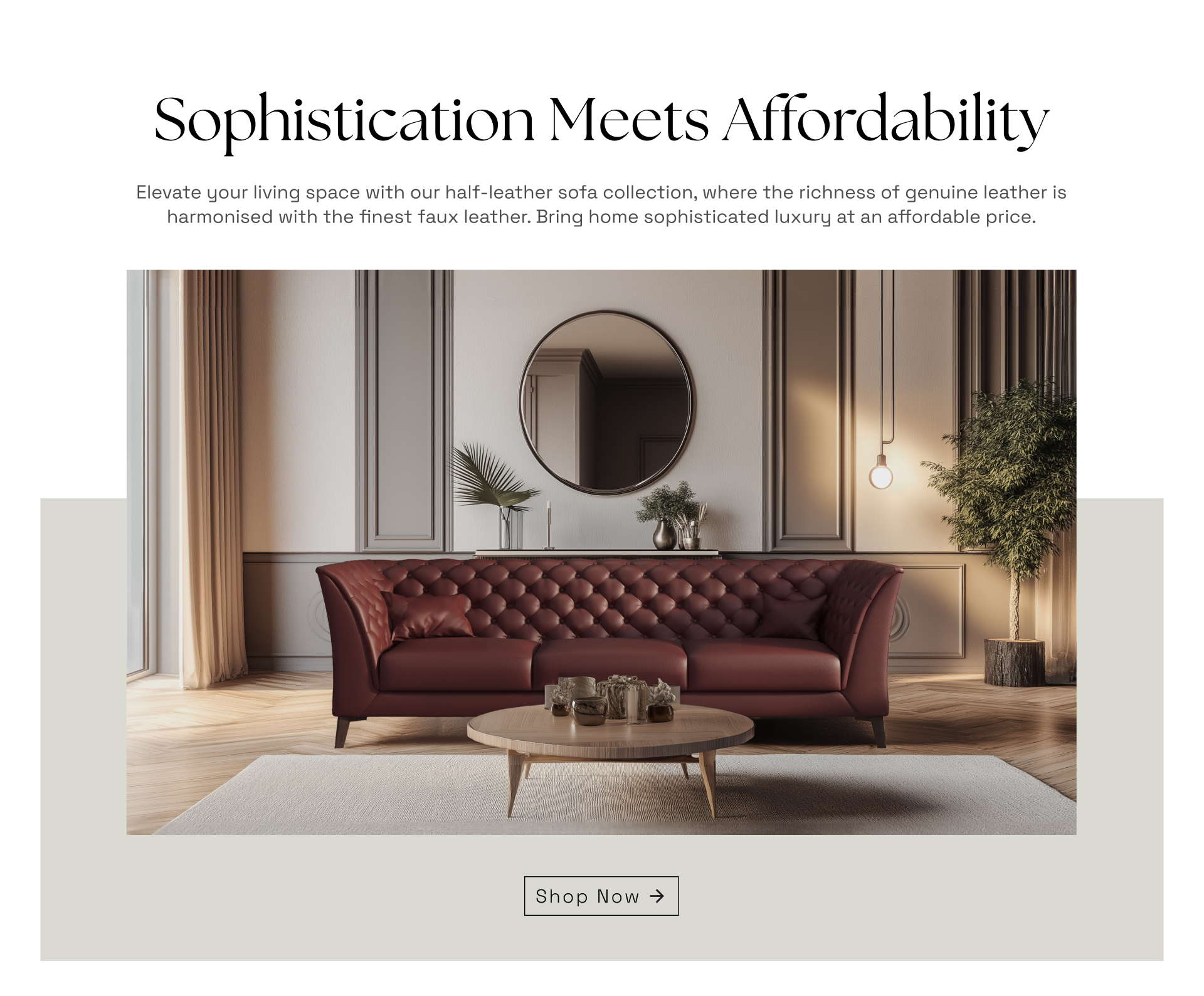 Leather Sofa Promo