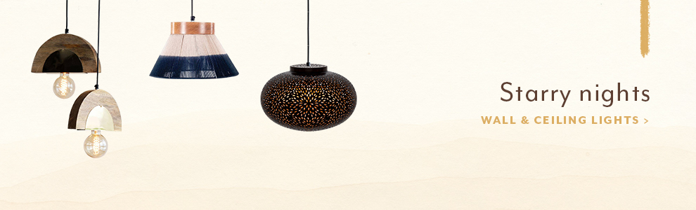 Desktop ceiling and wall lamps