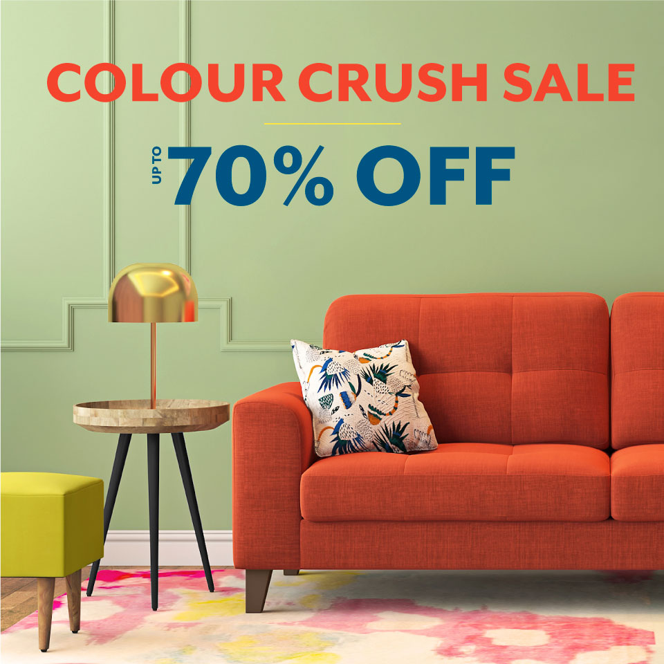 Upto 70% Off on Furniture on Color Crush Sale - Urban Ladder
