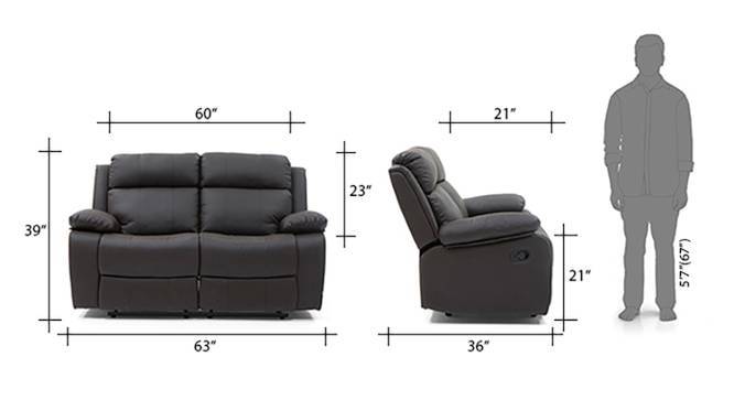 Robert Two Seater Recliner Sofa Urban Ladder