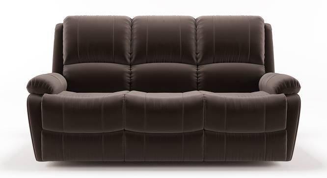 Tribbiani Three Seater Recliner Sofa Urban Ladder Tribbiani Three Seater Recliner Sofa Carafe Brown Fabric By Urban Ladder