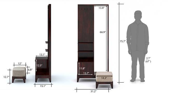 Magellan Dressing Table With Pouffe Urban Ladder