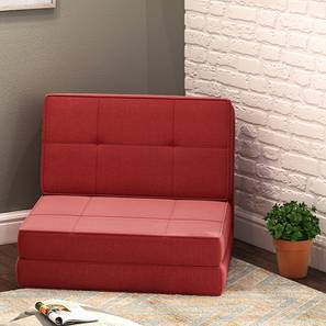 Futon Sofa Bed Single Double Wooden Beds Mattress Desso Futon Sofa Bed Rust Red One Seater Configuration By Urban Ladder