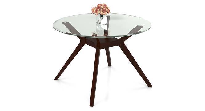 Wesley 4 Seater Round Glass Top Dining, Glass Top Round Table