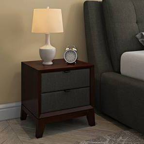 bedside table with lamp attached