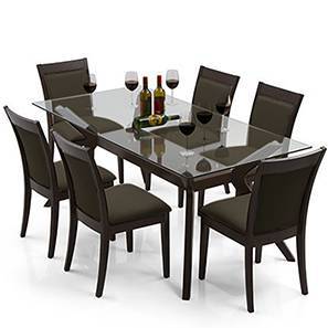 dinner table set for 6 seater extendable dining wesley dalla seater dining table set grey dark walnut finish by glass all sets check 15 amazing designs buy dinner table set for 6 seater extendable dining wesley dalla seater dining table set grey dark walnut finish by glass all sets check 15 amazing designs buy