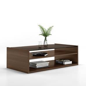 Coffee Center Table Design Check Centre Designs Online Alita Storage Coffee Table Walnut Finish Open Shelf Configuration By Urban Ladder