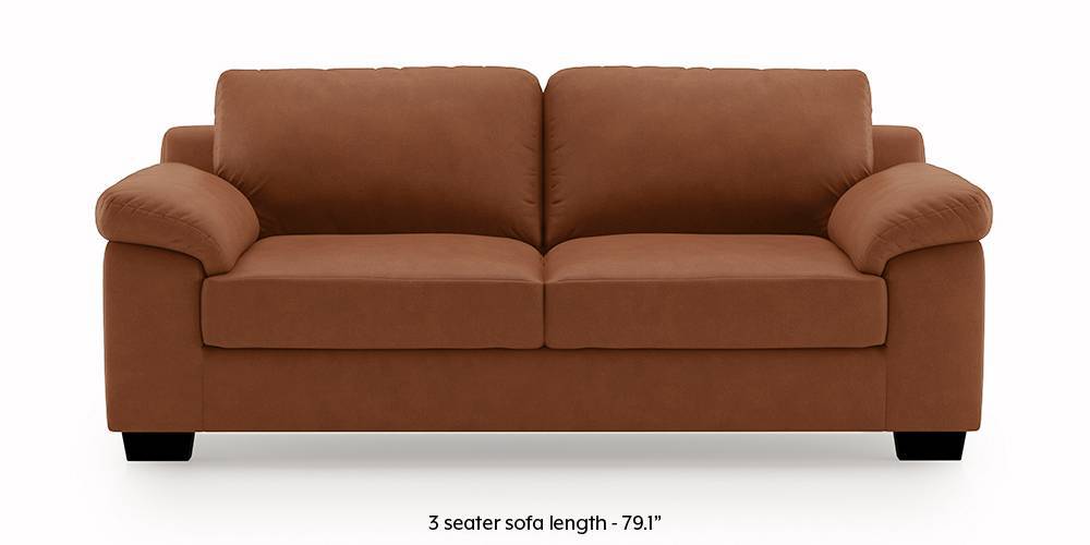 Esquel Leatherette Sofa Tan Brown Urban Ladder Esquel Leatherette Sofa Tan Brown