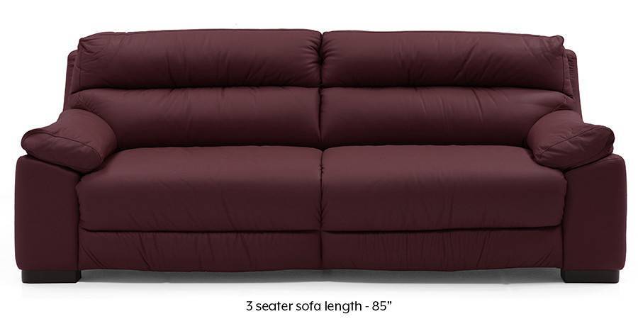 Thiene Sofa Wine Italian Leather Urban Ladder
