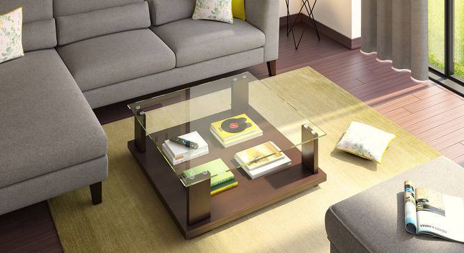 Colbert Glass Top Coffee Table Urban Ladder Colbert Glass Top Coffee Table