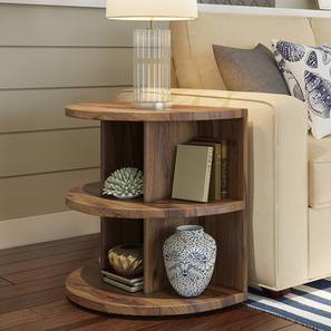 Side Table End Living Room Furniture Online Newton Side Table Teak Finish By Urban Ladder
