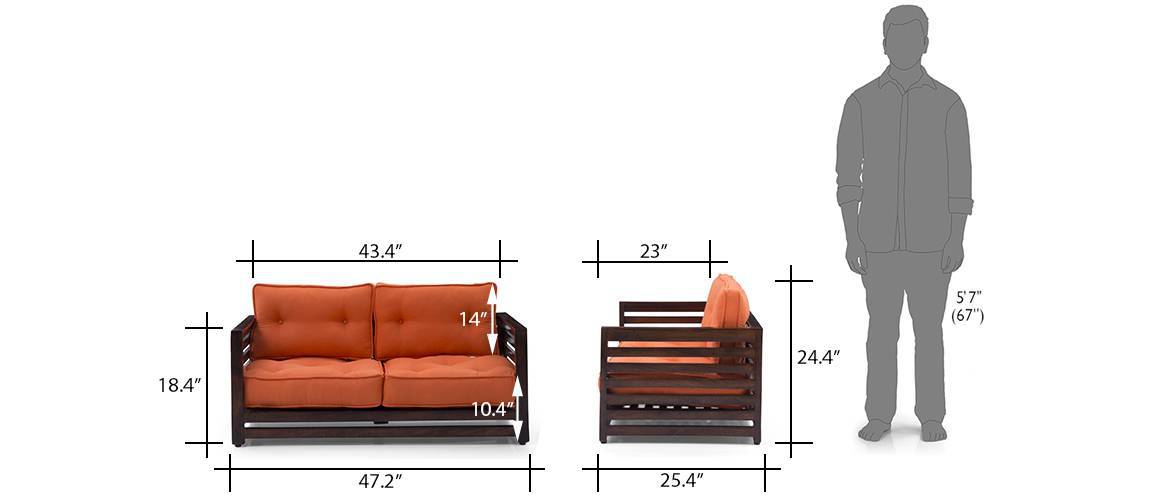 Urban ladder shop wooden sofa set