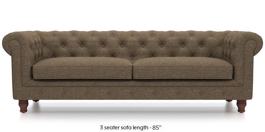 Winchester Fabric Sofa Dune Brown Urban Ladder Winchester Fabric Sofa Dune Brown, Brown Material Sofa Bed
