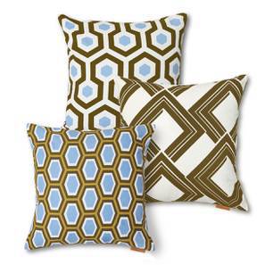 Moroccan Maze Cushion Cover Set Of 3 Multi Colour