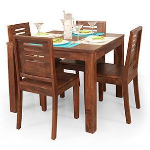 Arabia Square Capra 4 Seater Dining Table Set Urban Ladder